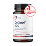Коэнзим Q10, CoQnol 100 mg, Designs for Health, 60 гелевых капсул 3