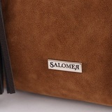 Сумка Саломея 607 эко-замша миндаль