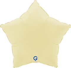 Г 18''/46 см, Звезда, Матовый, Сливочное масло, 1 шт.