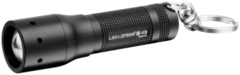 Фонарь брелок Led Lenser K3, чёрный, светодиодный, LR41 (8313)