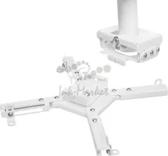 Кронштейн для проектора Cactus CS-PROF011S-WT белый макс.45кг потолочный поворот и наклон — фото 8