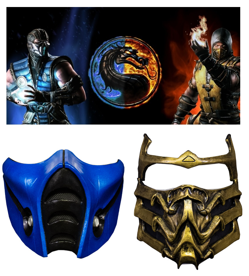 Маска на лицо Mortal Kombat №10 BugrikShop купить в интернет-магазине Wildberries