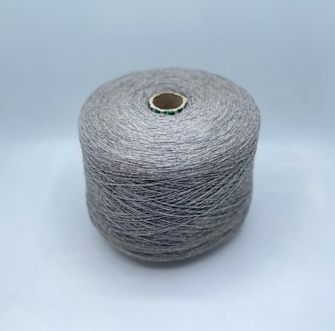 Бобинная пряжа (пр.Италия),1500/2 750м/100гр, 80% шерсть, 20% полиамид , цвет -Серый меланж арт.31178