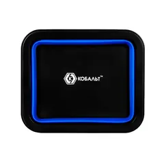 Тарелка магнитная КОБАЛЬТ для крепежа, СКЛАДНАЯ, силиконовая, 150 х 132 мм, высота 15мм/45мм, блистер (919-449)