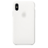 Силиконовый чехол Silicon Case WS для iPhone Xs Max (Белый)