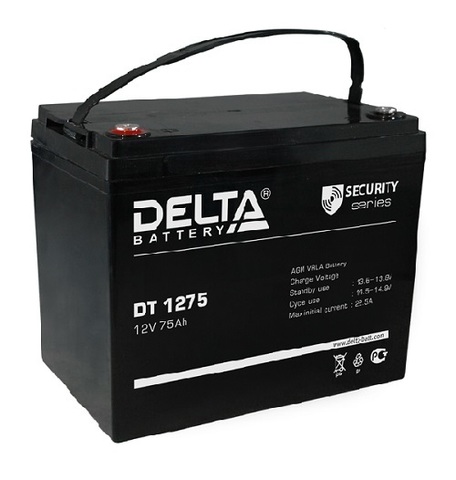 DT 1275 аккумулятор 12В/75Ач Delta