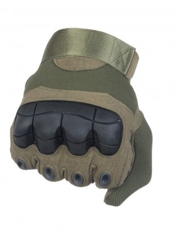 Тактические перчатки полнопалые Factory Pilot Gloves - олива