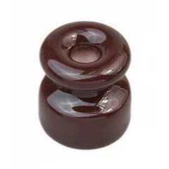 Бирони Изолятор коричневый фарфор аналог артикул  R-IZ-20