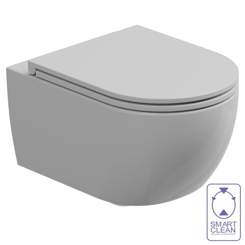 GSG Ceramic Design Like LKWCSO000+LKCOPRSLTICR000+ACS40 Комплект: Подвесной унитаз с крышкой и креплением , белый глянцевый