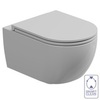 GSG Ceramic Design Like LKWCSO000+LKCOPRSLTICR000+ACS40 Комплект: Подвесной унитаз с крышкой и креплением , белый глянцевый