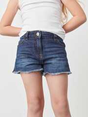 Шорты джинсовые для девочки Next T98-547, Темно-синий