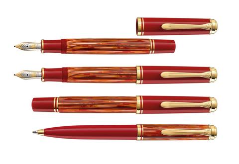 Ручка шариковая Pelikan Souverän® K600 SE 2020, Tortoiseshell-Red  (815871)