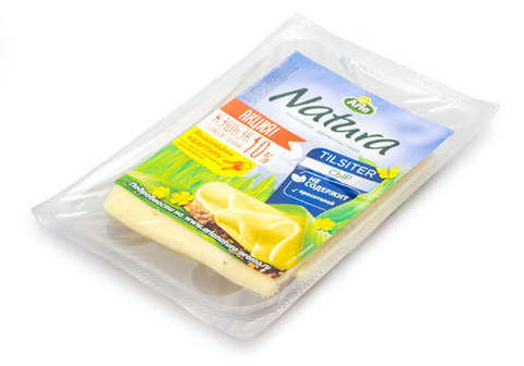 Сыр "Tilsiter" Arla Natura, нарезка, 100г