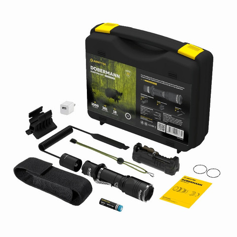 Фонарь Armytek Dobermann Hunting Kit White