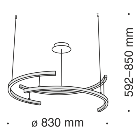 Подвесной светильник Technical Line MOD054PL-L52W4K