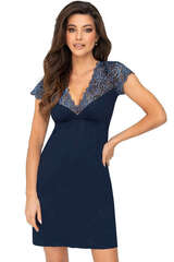 Сорочка женская DONNA MELANIA_Темно-синий