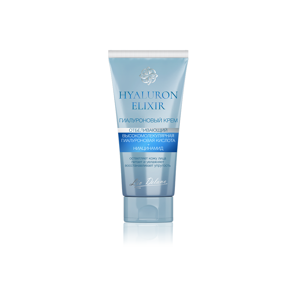 Liv-delano Hyaluron Elixir Гиалуроновый крем отбеливающий 50г