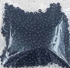 Бусины пришивные, Ø 3 мм, 500 гр, чёрный