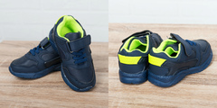 Обувь дет. MED sport Темно-синии с салатовым