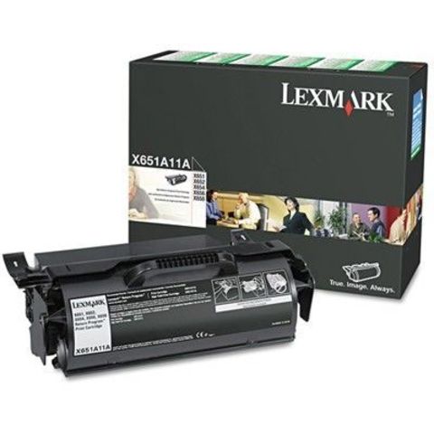 Картридж для принтеров Lexmark X654, X656, X658 черный (black). Ресурс 36000 стр (X654X11E)