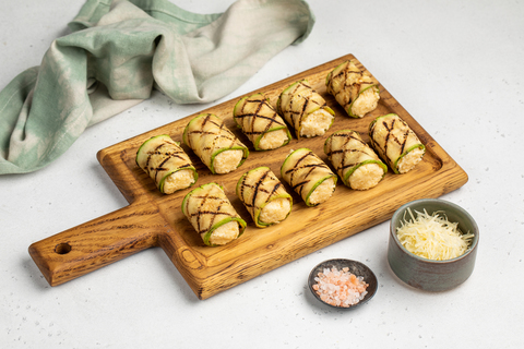 Рулетики из цукини с сырной начинкой, 10 шт.