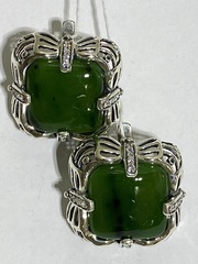 Кванга (серьги из серебра)