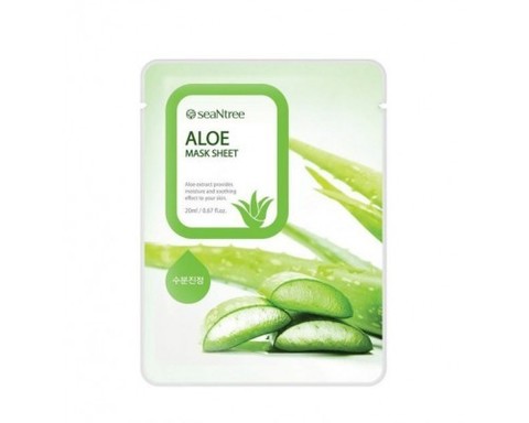 Maska \ Маска \ Mask SEANTREE Aloe Mask Sheet 20ml