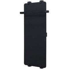 Allen Brau Полотенцесушитель электрический Infinity 140x44 с рейлингом 2.0 и креплением, черный матовый фото