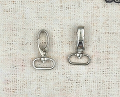 Карабин поворотный усиленный AH, 26 гр, 32 мм, никель