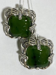 Кванга (серьги из серебра)