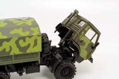 KAMAZ-4310 with awning camouflage AREK-Elecon 1:43 used