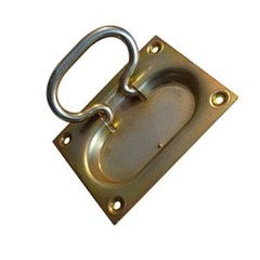 Ручка откидная 100х80 скрытая цинк