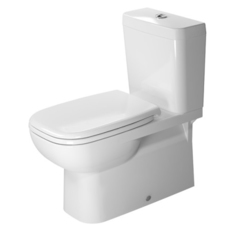 Duravit D-Code Бачок с механизмом двойного смыва, хром, 6/3 л для подключения справа или слева, 385x170мм, Цвет: Белый 927000004 фото