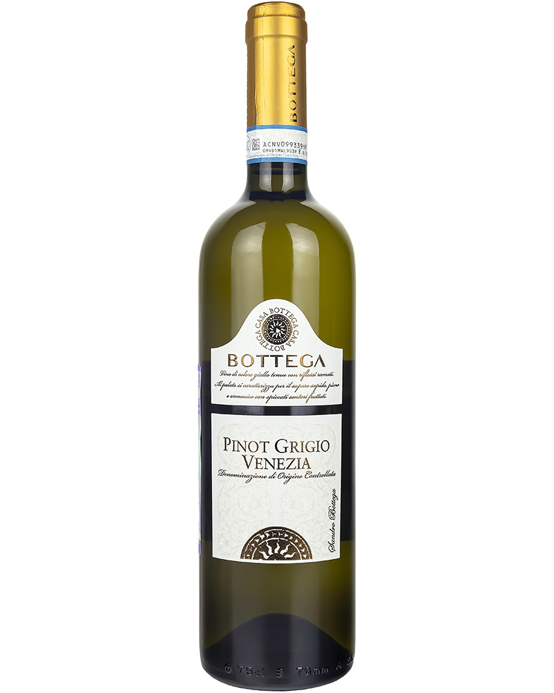 Вино Белое Сухое Bottega Пино Гриджио Венециа 2021 г.у. 12%, 0,75 л