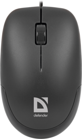 Мышь Defender Datum MM-010 Black Проводная, оптическая, цвет черный, 3 кнопки, 1000 dpi - купить в компании MAKtorg
