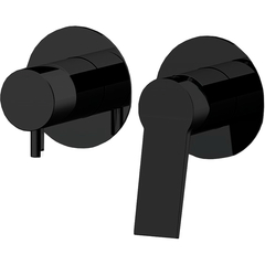 Remer SL93ZPNO Смеситель для ванны душа скрытого монтажа, на двух накладках,переключение режимов за счёт поворота ручки, 3 выхода, внутр часть в комплете фото