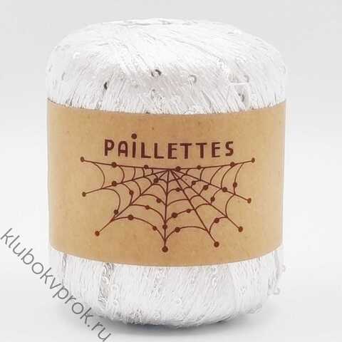 WOOL SEA PAILLETTES 01, Белый