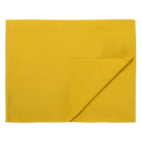 Дорожка на стол 45x150 Tkano Essential льняная горчичная