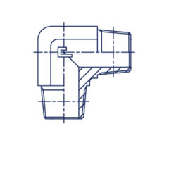 Соединение P90 BSPT 1.1/2" BSPT 1.1/2" CAST