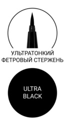 JEANMISHEL Подводка для глаз MOON for Night черная