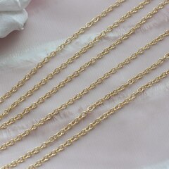 Цепочка 2,5*3 мм, позолота, 1 м, А040