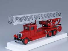 ZIS-6 Metz Automotive Fire ladder LOMO-AVM 1:43