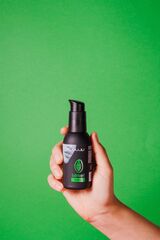 Съедобный лубрикант JUJU Tropical с ароматом тропических фруктов - 100 мл.