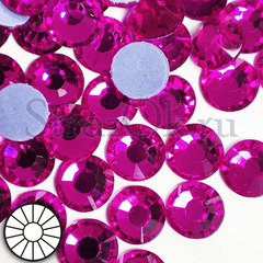 Купить яркие розовые термостразы горячей фиксации Electric Fuchsia в интернет-магазине