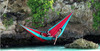 Картинка гамак туристический Ticket to the Moon Mammock Hammock Burgundy/Dark Yellow - 6