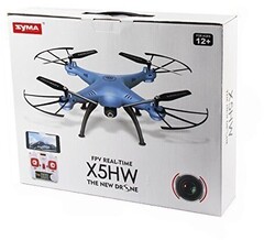 Квадрокоптер Syma X5HW с HD камерой и барометром, синий - X5HW-В