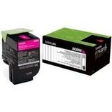 Картридж для принтеров Lexmark CX510 пурпурный (magenta). Ресурс 4000 стр (80C8XME)