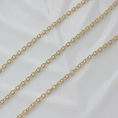 Цепочка 2,5*3 мм, позолота, 1 м, А040
