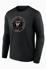 Футболка Fanatics Inter Miami Messi Name and Number LS - черный