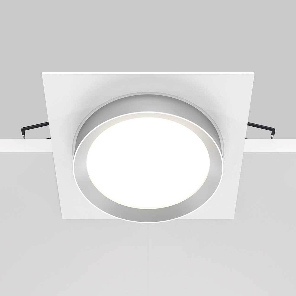 Встраиваемый светильник Maytoni Hoop DL086-GX53-SQ-WS